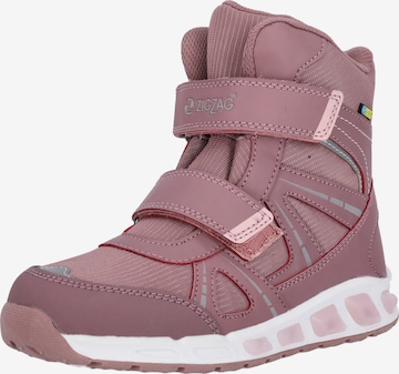 ZigZag Stiefel 'Taier' in Pink: predná strana