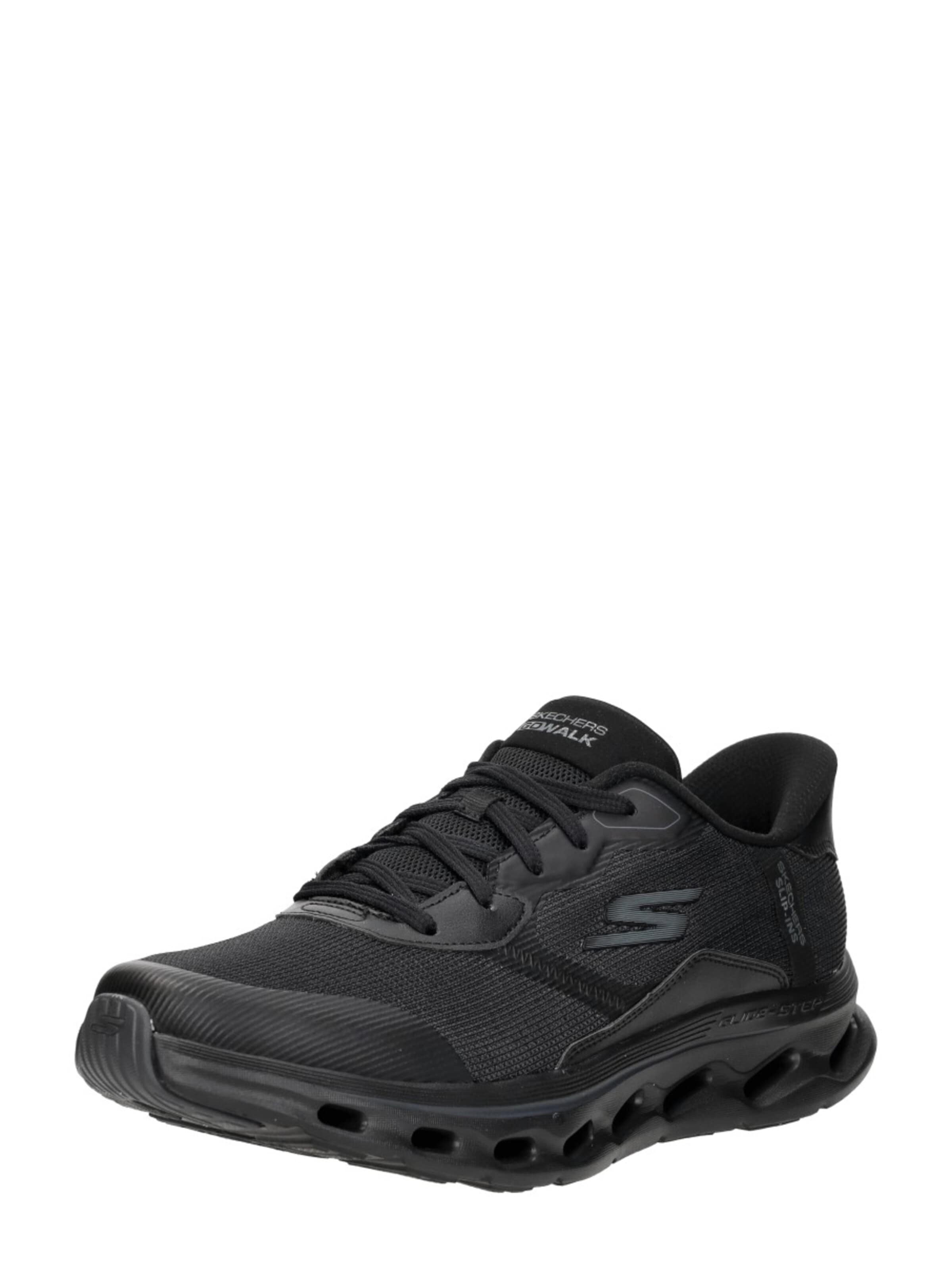 SKECHERS Platform trainers 'Slip-Ins: Go Walk Glide' in Black
