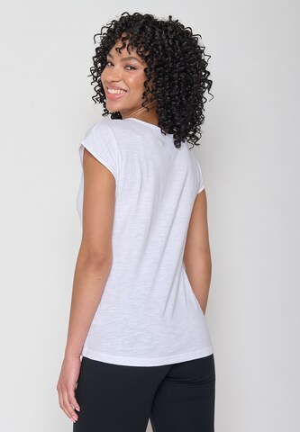 GREENBOMB Shirt 'Nature Allium' in Wit