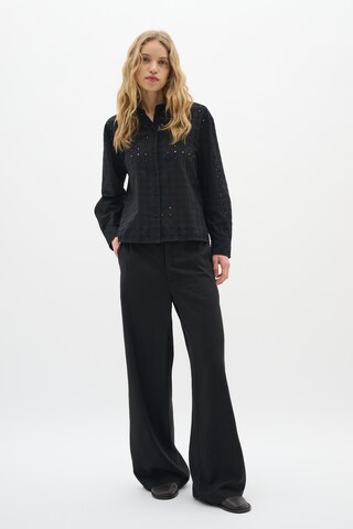 InWear Regular Bügelfaltenhose ' Dolina ' in Schwarz