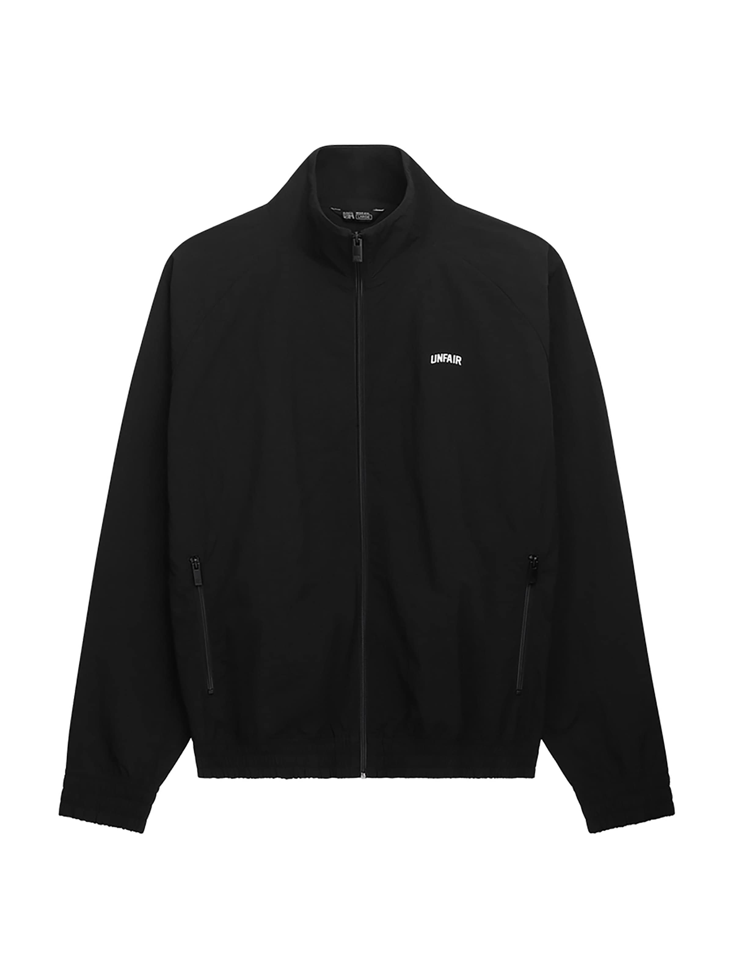 Vestes d’entraînement 'Curved Crushed' Unfair Athletics en noir : devant