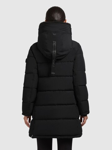 khujo Wintermantel 'Kelsi' in Schwarz