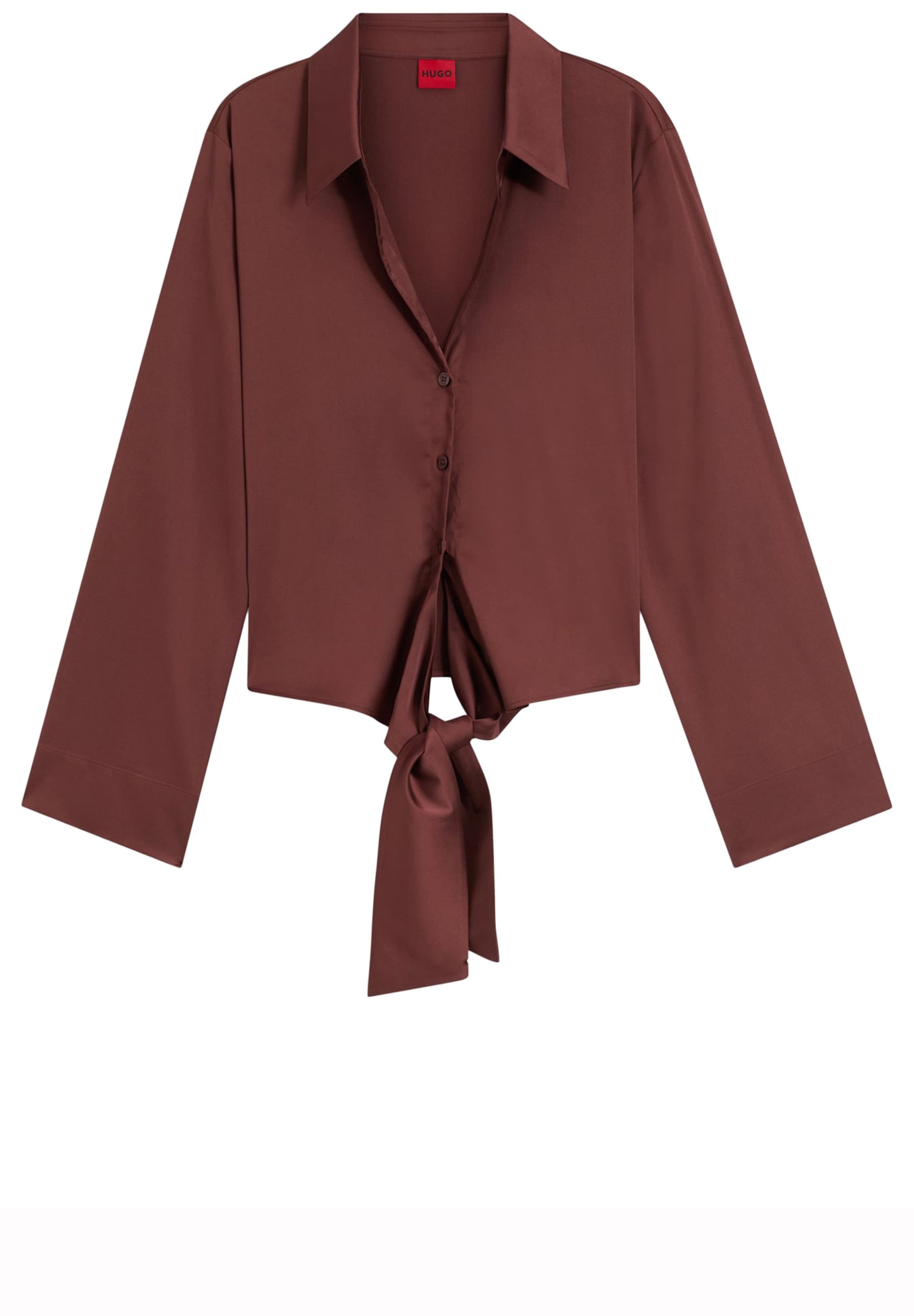 HUGO Blouse in Brown: front