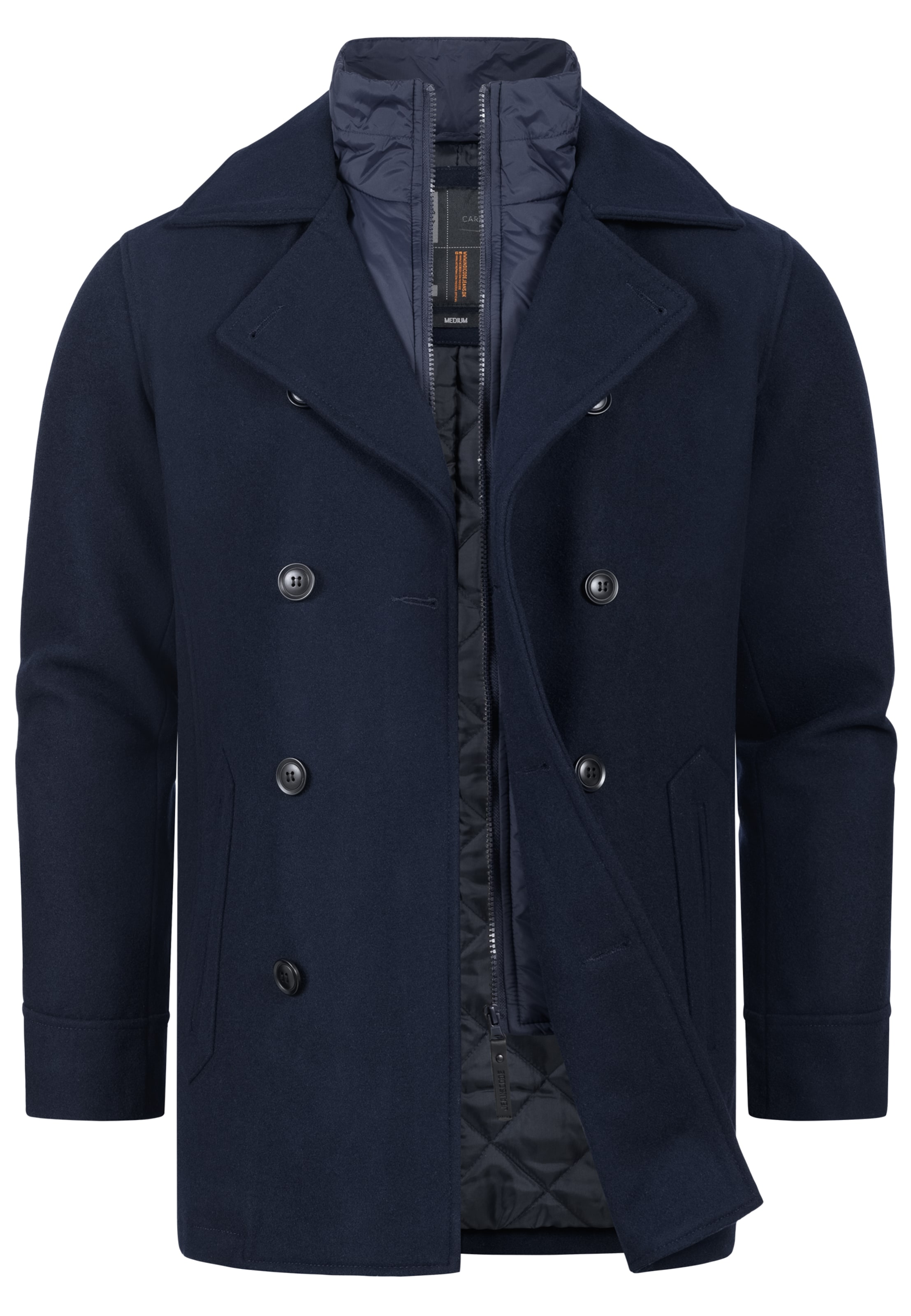 INDICODE JEANS Tussenjas 'Lunil' in Blauw: voorkant