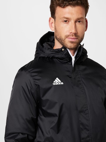 ADIDAS SPORTSWEAR Athletic Jacket 'Entrada 22 Stadium' in Black