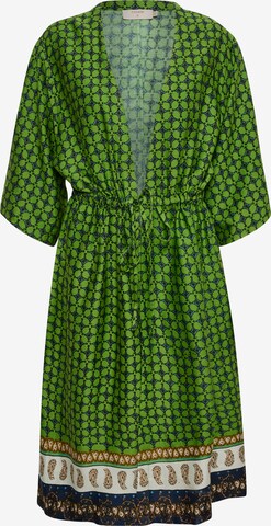 Kimono 'Emmelia' Cream en vert : devant