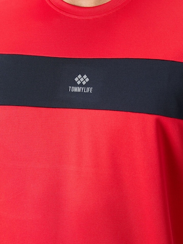 Tommy Life Functioneel shirt in Rood
