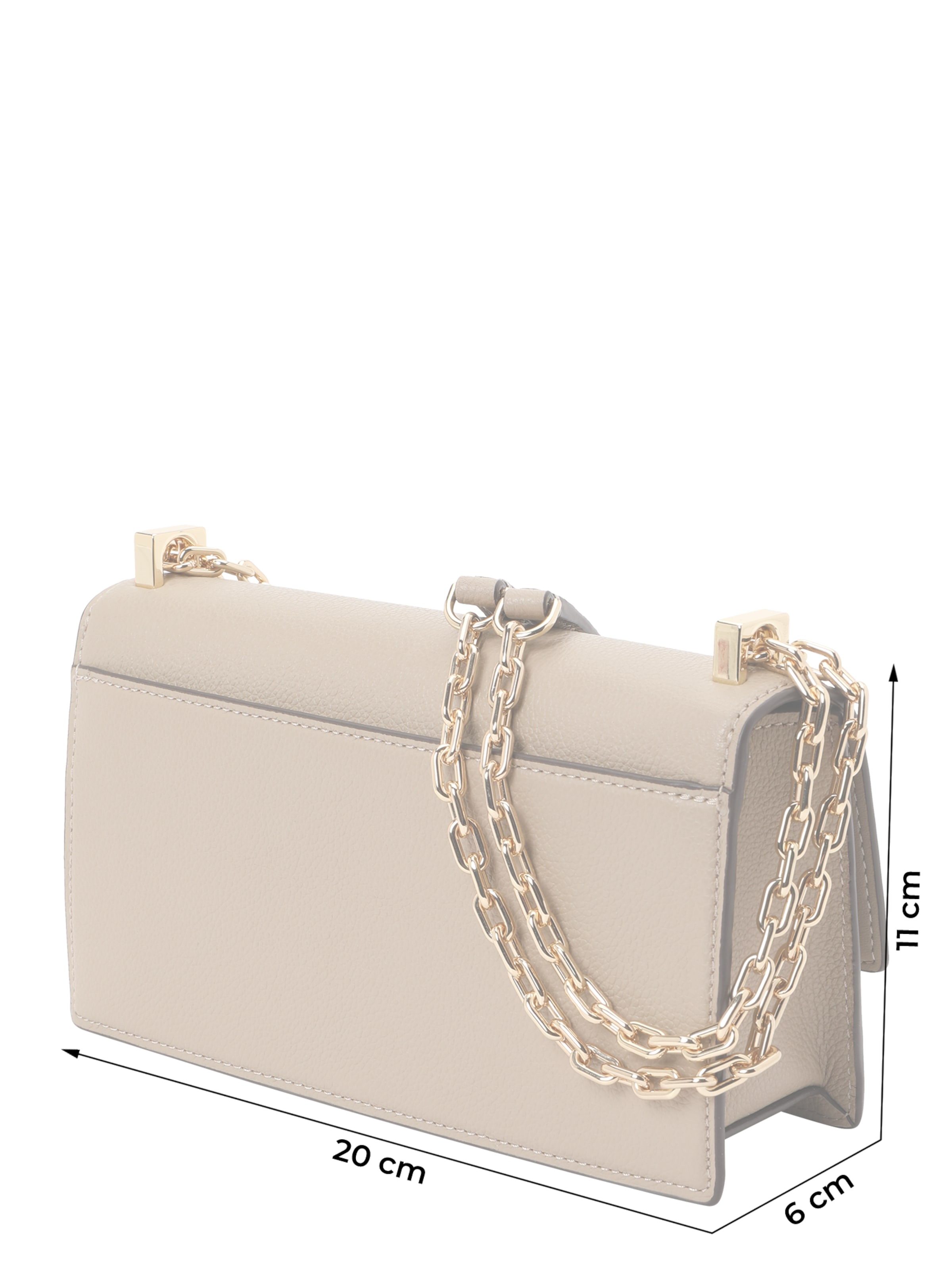 Kate Spade Õlakott 'Deco Mini Flap Chain Crossbody', värv hall