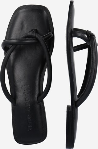 VERO MODA T-Bar Sandals 'Flino' in Black