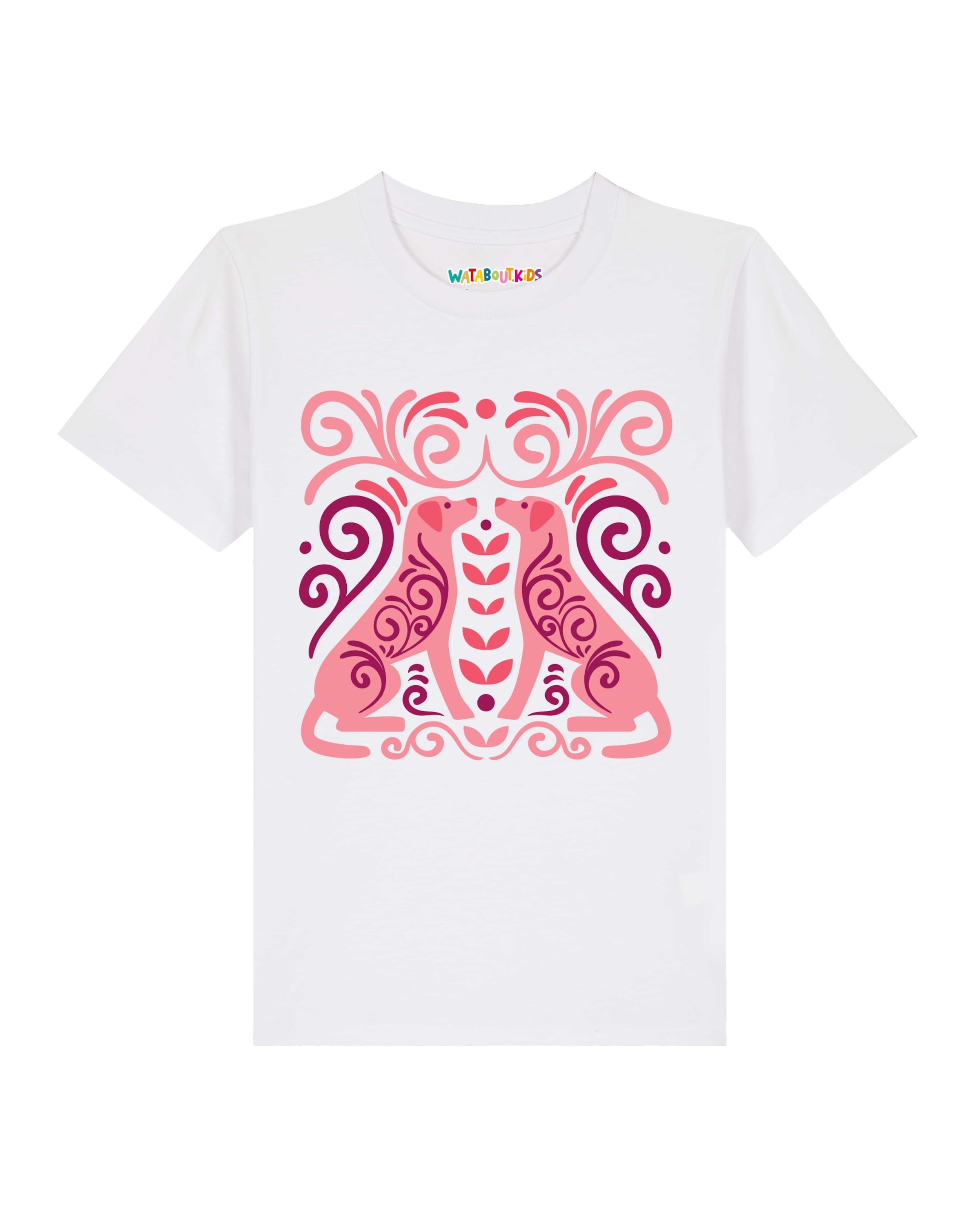 watabout.kids Shirt 'Hundeliebe' in White: front