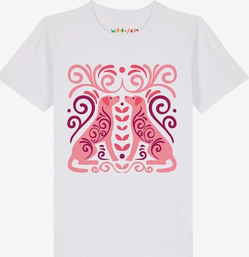 watabout.kids Shirt 'Hundeliebe' in White: front