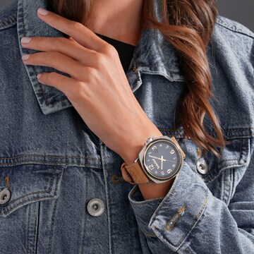 TIMBERLAND Analoog horloge 'Act Well' in Bruin: voorkant