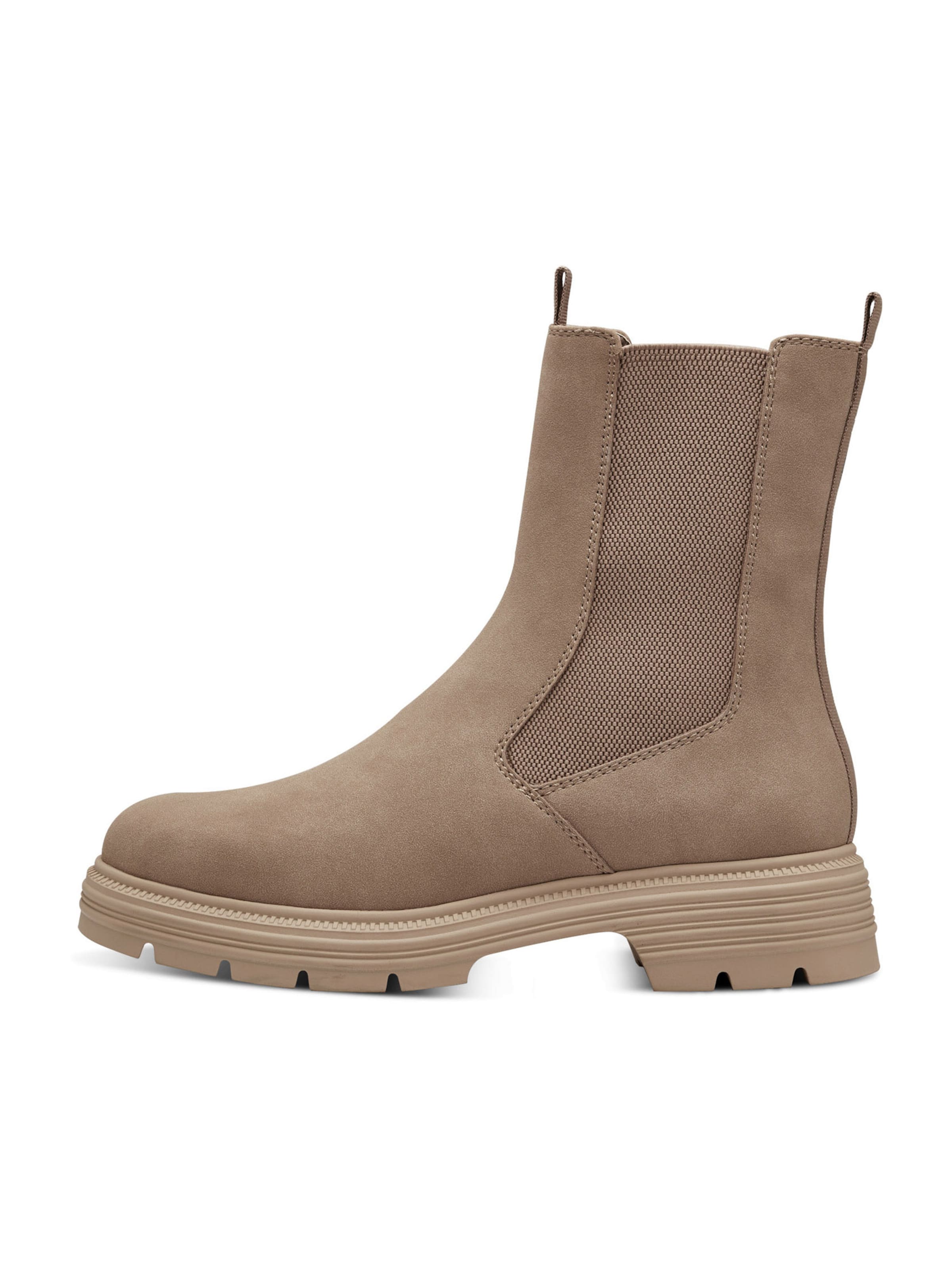 Tamaris Chelsea boots i beige