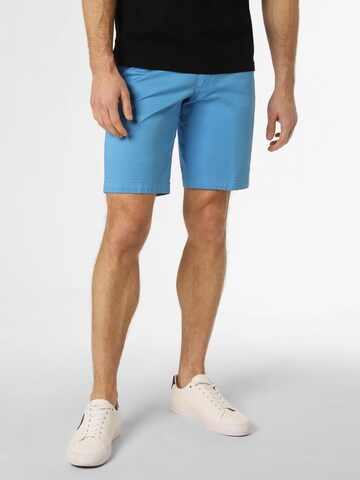 bugatti Regular Chino in Blauw: voorkant