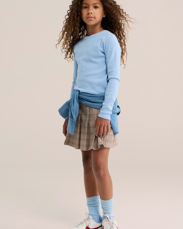 WE Fashion Shirt in Blauw