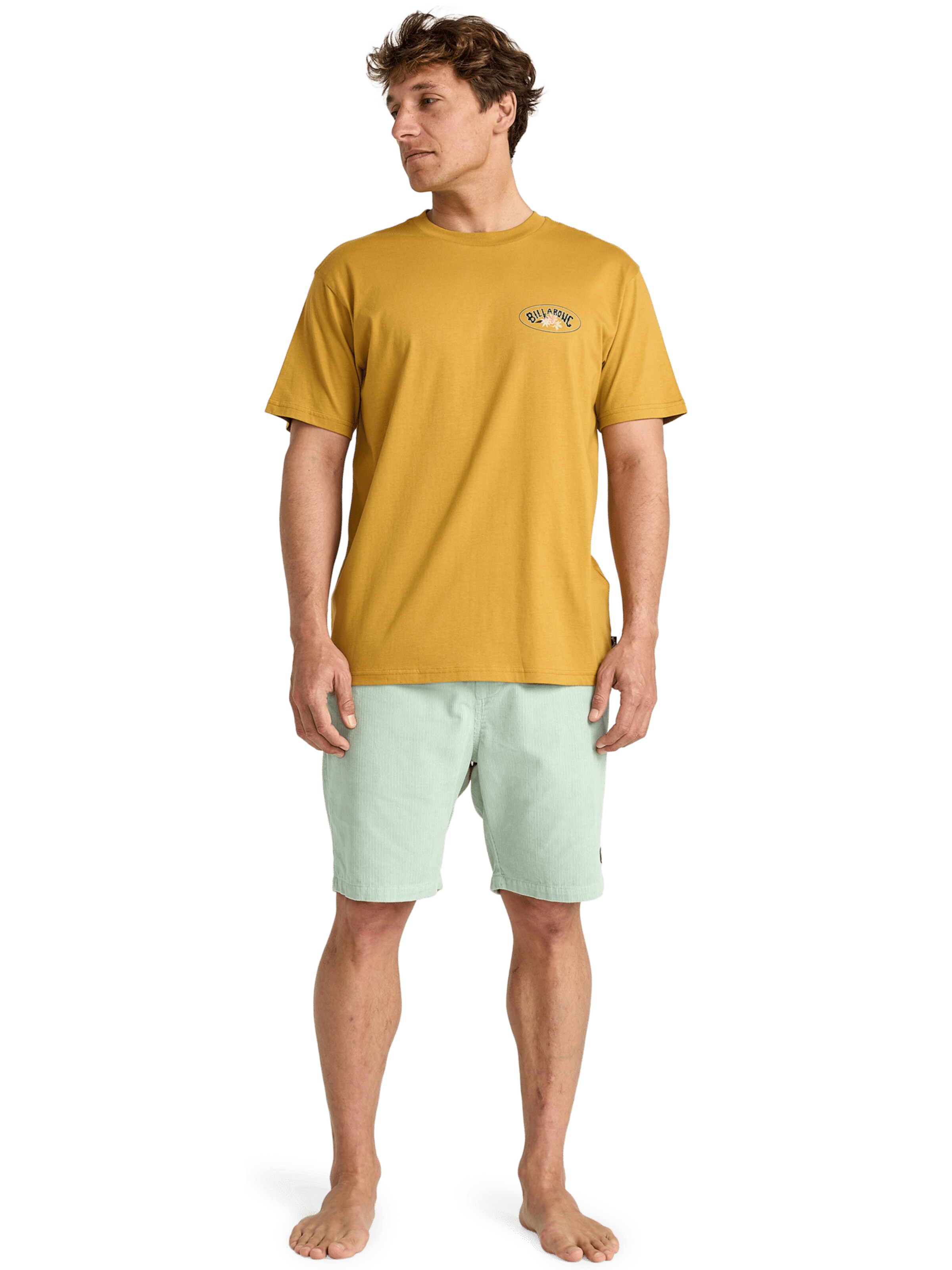 BILLABONG Shirt 'Orbit' in Yellow