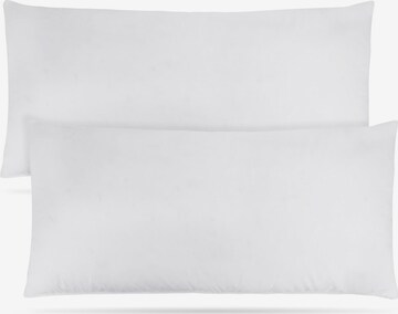 Aspero Pillow ' Manila ' in White: front