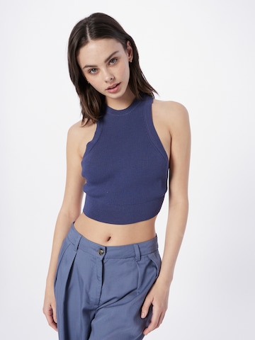 OBJECT Knitted Top 'LEYSA' in Blue: front