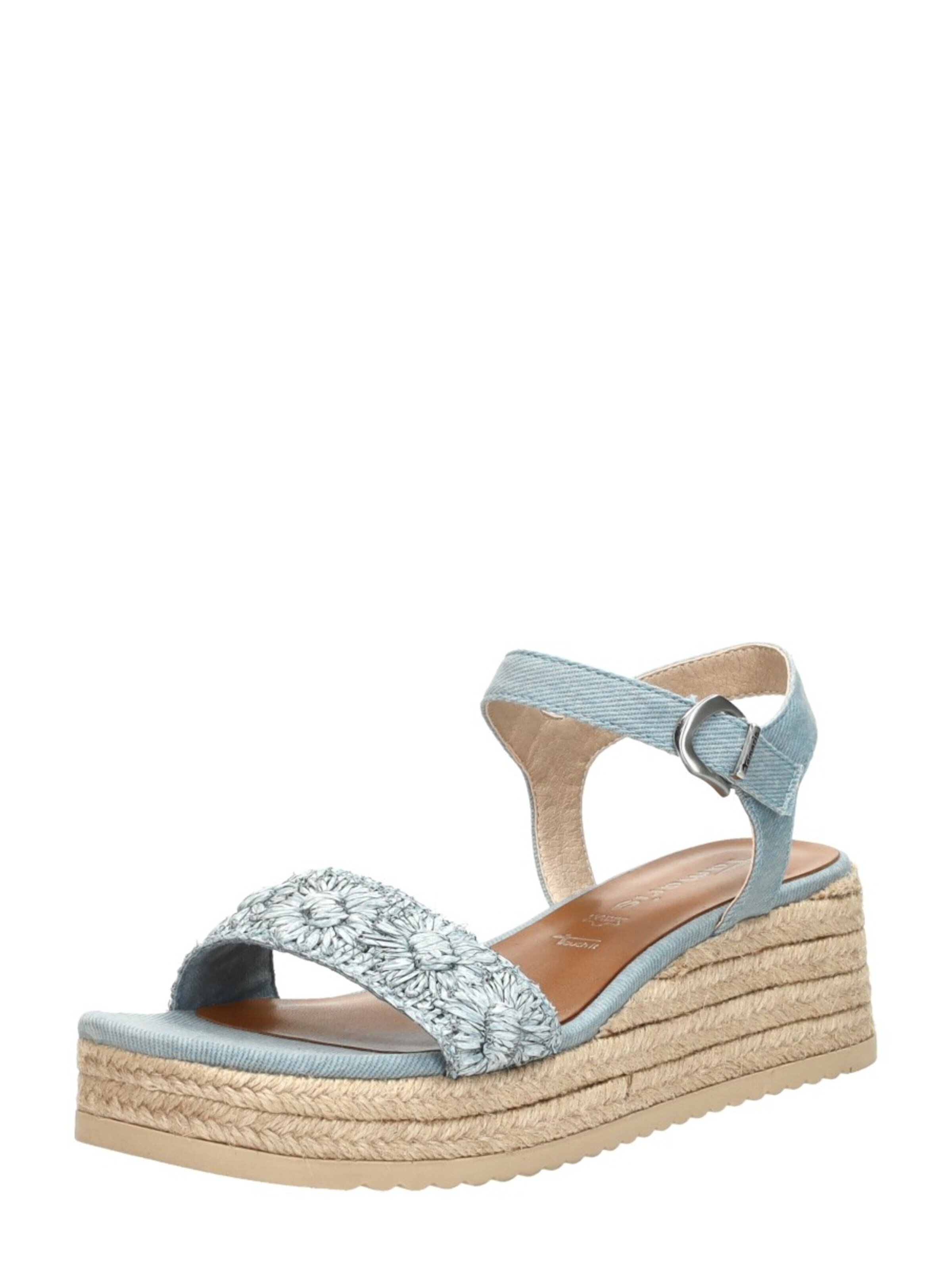 Sandales 'Sandalen Touwzool' Tamaris en bleu