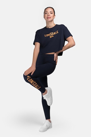 LONSDALE Skinny Legíny 'Daiches' – modrá