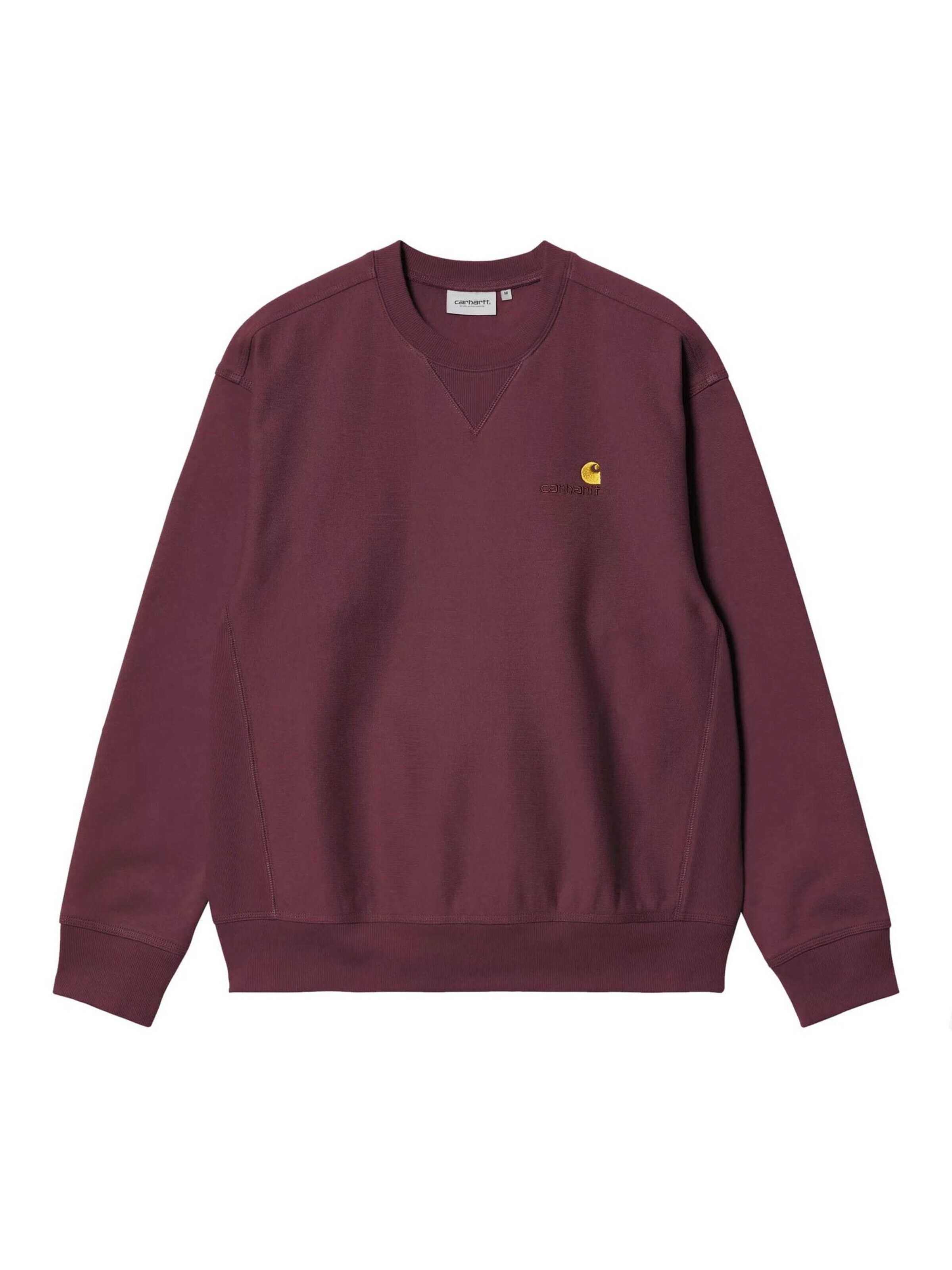 Carhartt WIP Pullover 'American Script'‌‌‌‌‌‌‌‌ in Rot: Vorderseite