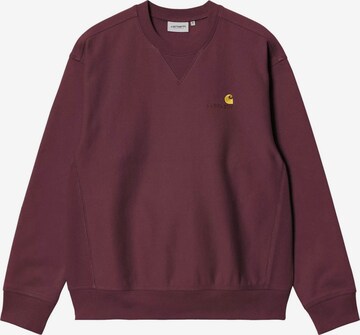 Carhartt WIP Pullover 'American Script' in Rot: Vorderseite