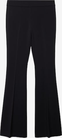 évasé Pantalon 'Teresa' MANGO en noir : devant