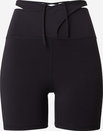 MYLAVIE Skinny Sportbroek in Zwart: voorkant