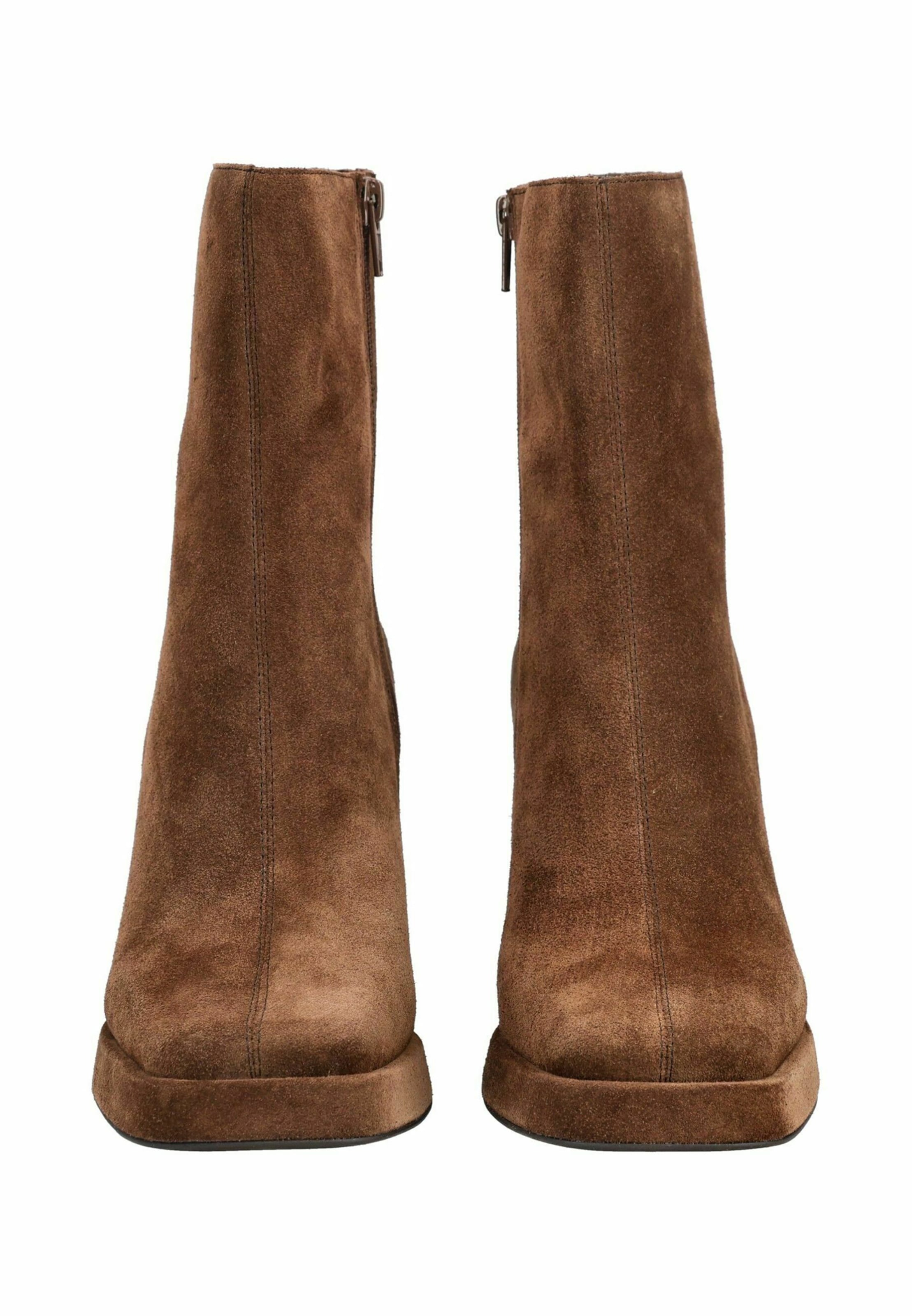 Jeffrey Campbell Къси ботуши 'MAXIMAL' в кафяво