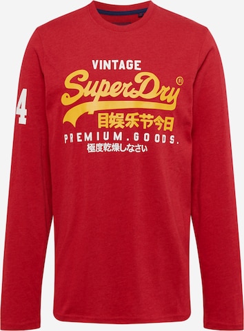 Superdry Shirt in Rot: predná strana