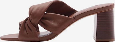 Saboți 'Kuma' MANGO pe maro, Vizualizare produs