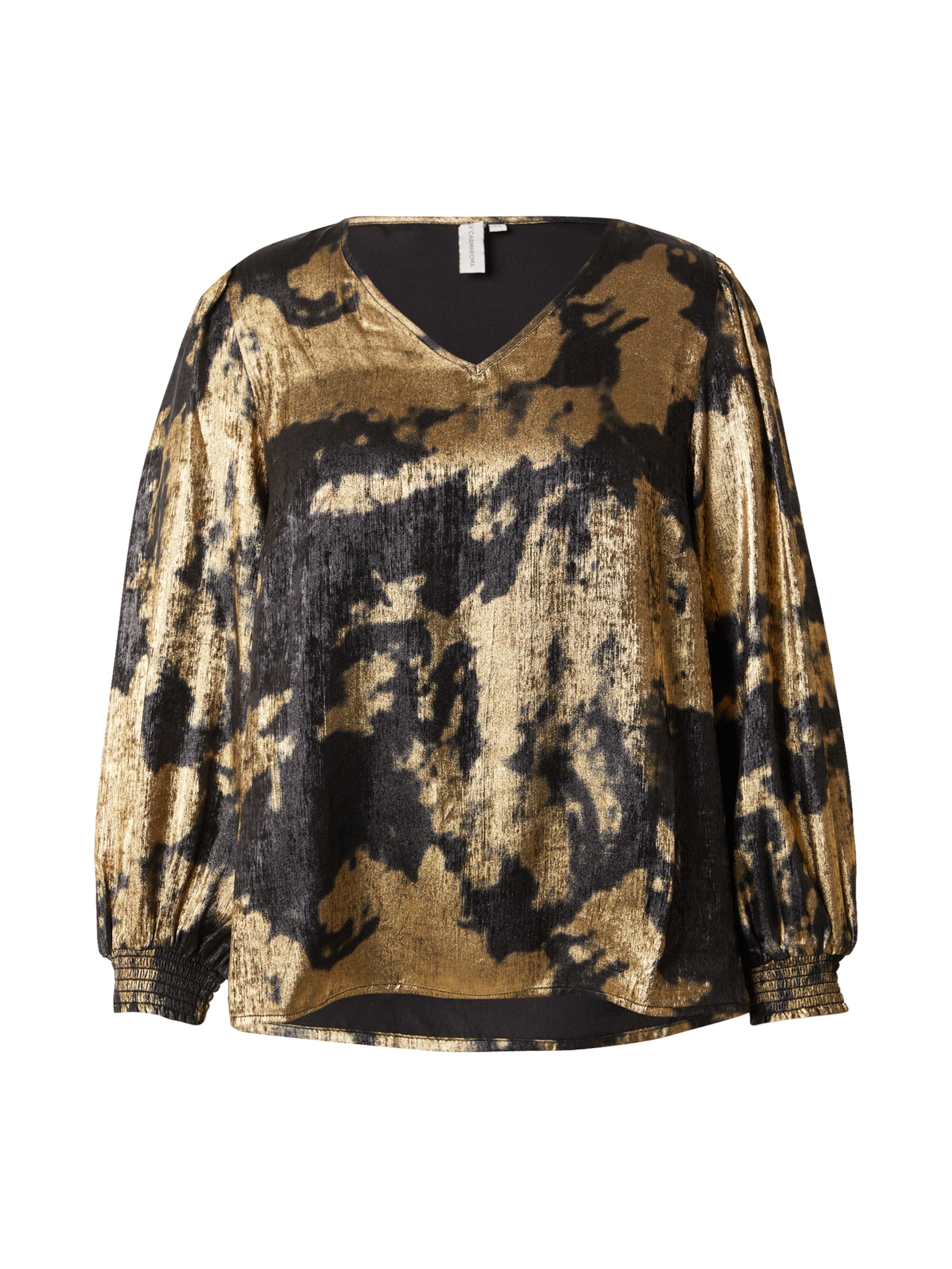 Bluză 'DIXIE' de la ONLY Carmakoma pe negru: față