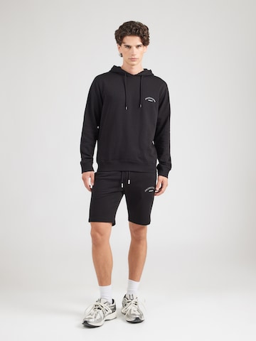 JACK & JONES Φόρμα τρεξίματος 'JJCOLLEGE' σε μαύρο: μπροστά