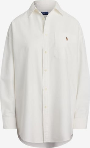 T-shirt Ralph Lauren en blanc : devant