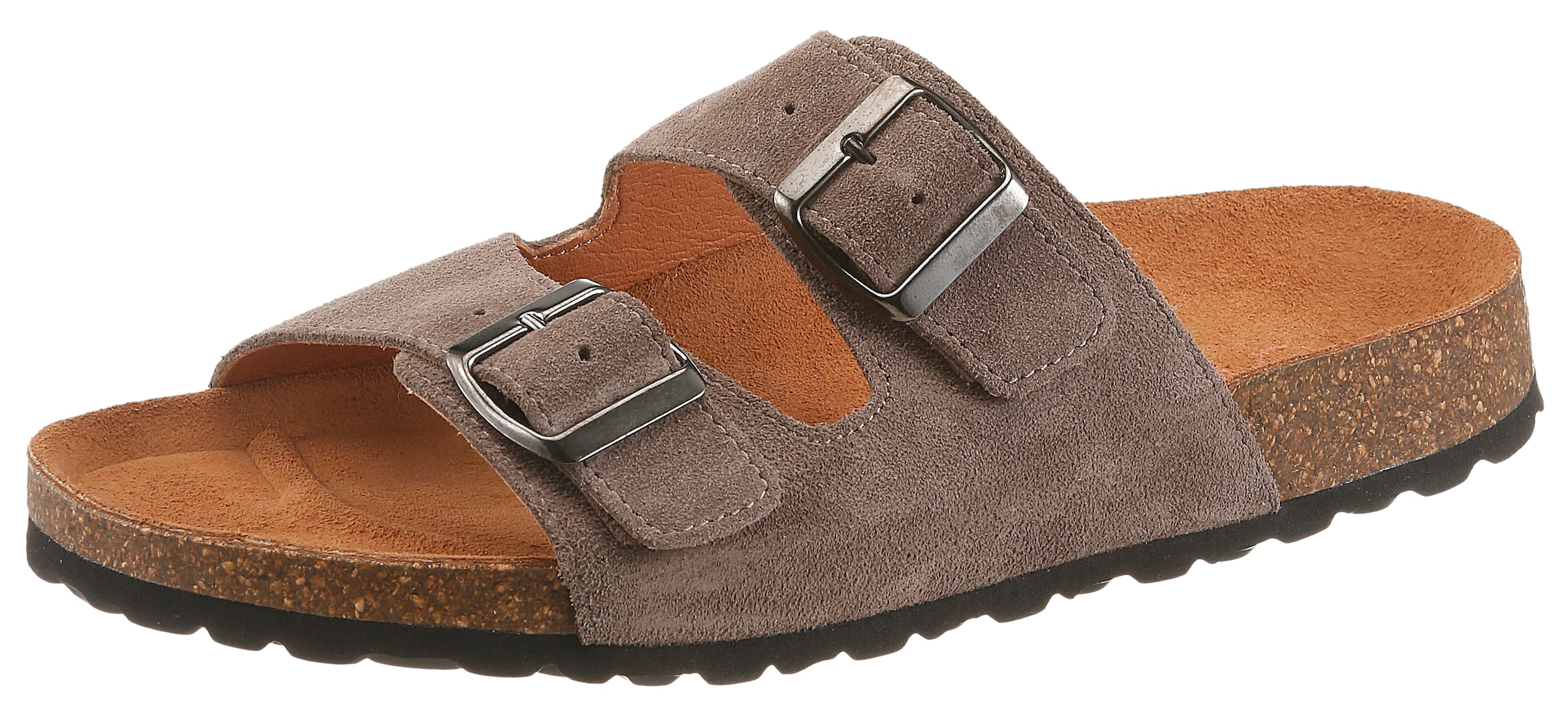 VERBENAS Mules in Grey: front