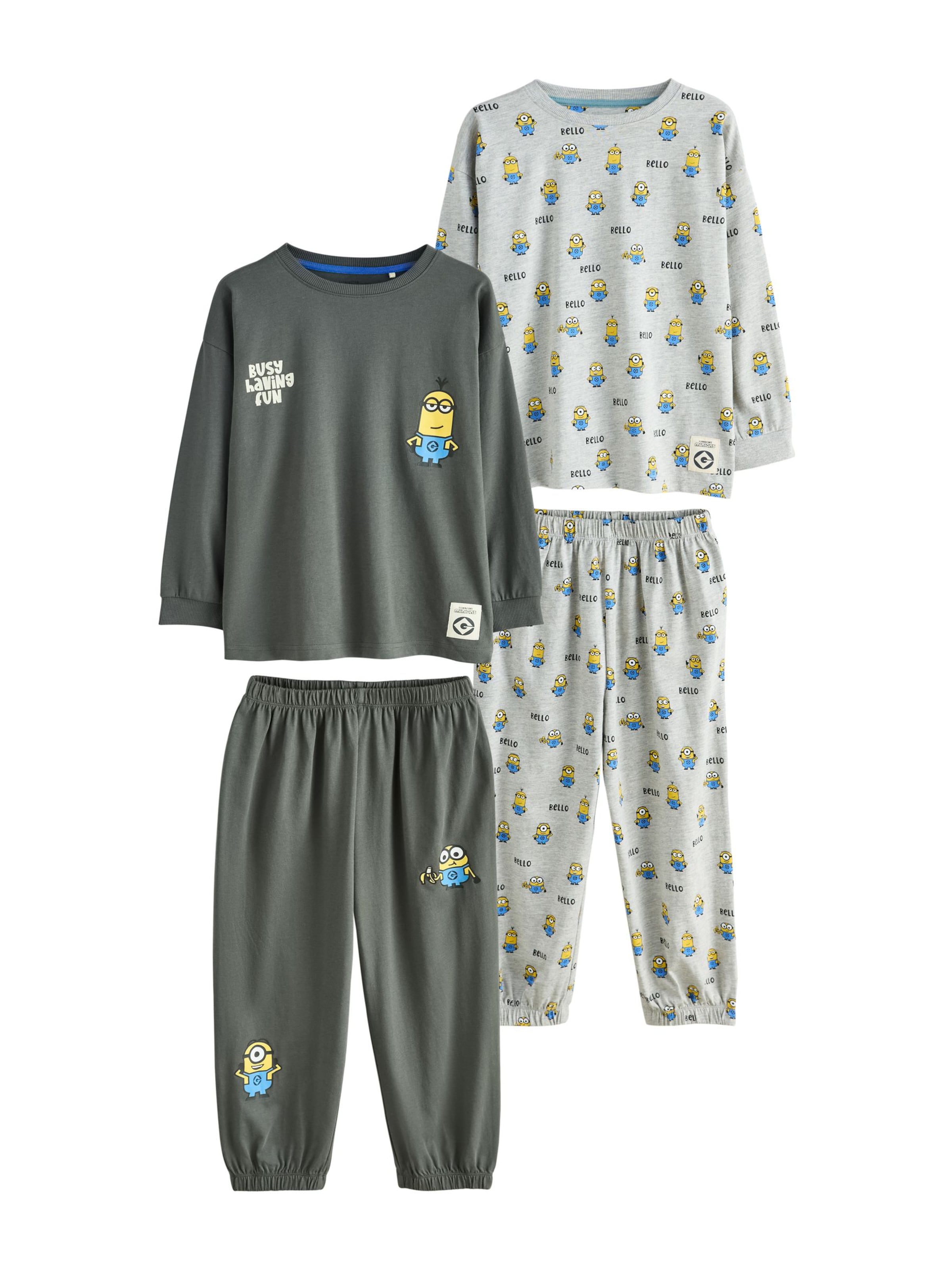 Pyjama Next en gris : devant