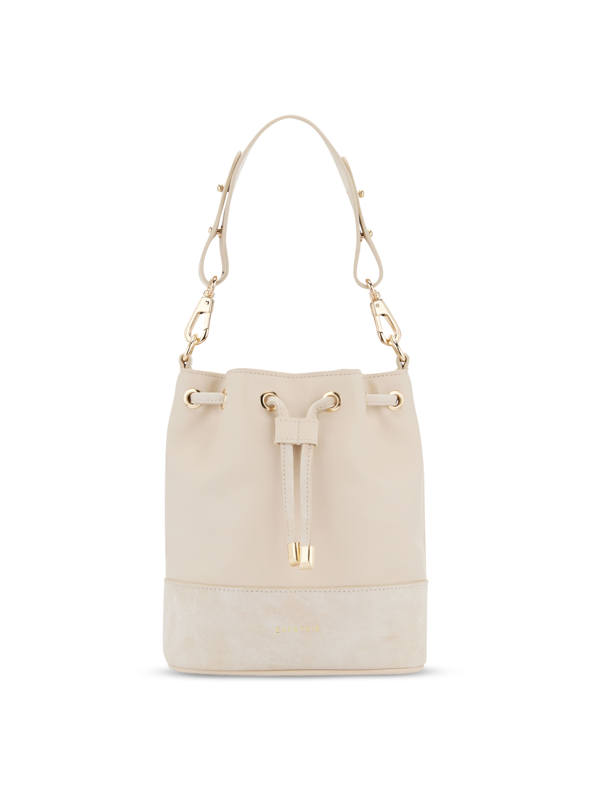 Borsa a tracolla 'Sarah Small' di Expatrié in beige: frontale