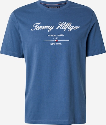 Tricou de la TOMMY HILFIGER pe albastru: față