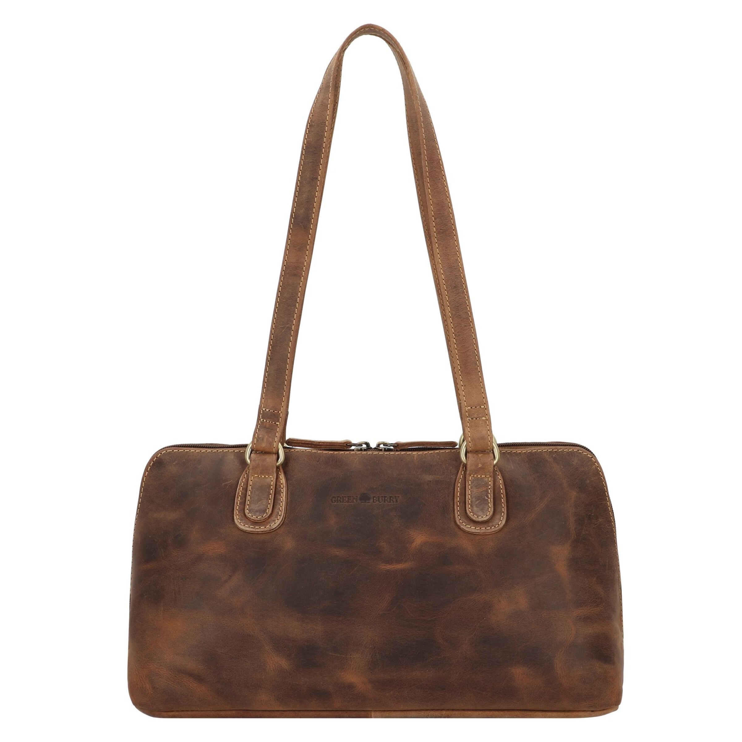 GREENBURRY Schoudertas in Bruin: voorkant