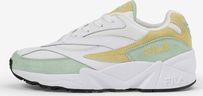 FILA Baskets basses en jaune / menthe / blanc, Vue avec produit