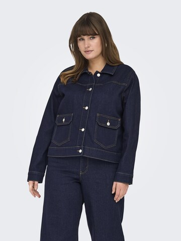ONLY Carmakoma Tussenjas 'CARMadison' in Blauw: voorkant