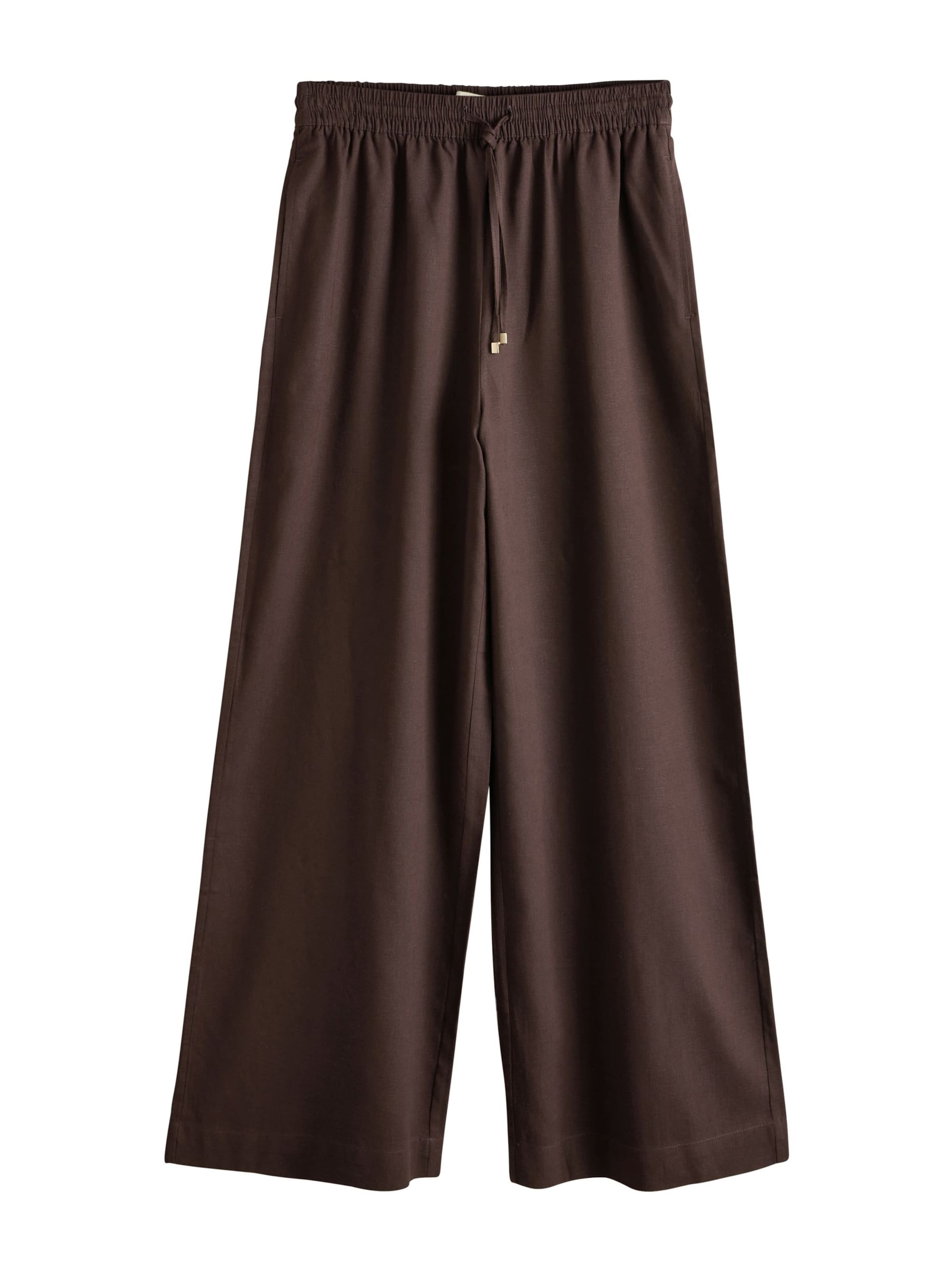 Next Wide Leg Hose in Beige