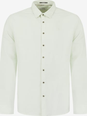 No Excess Regular Fit Hemd in Grün: Vorderseite