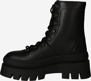 Copenhagen Lace-Up Ankle Boots in Black