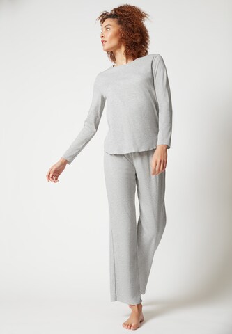 Skiny Pyjama 'Every Night' in Grau: predná strana