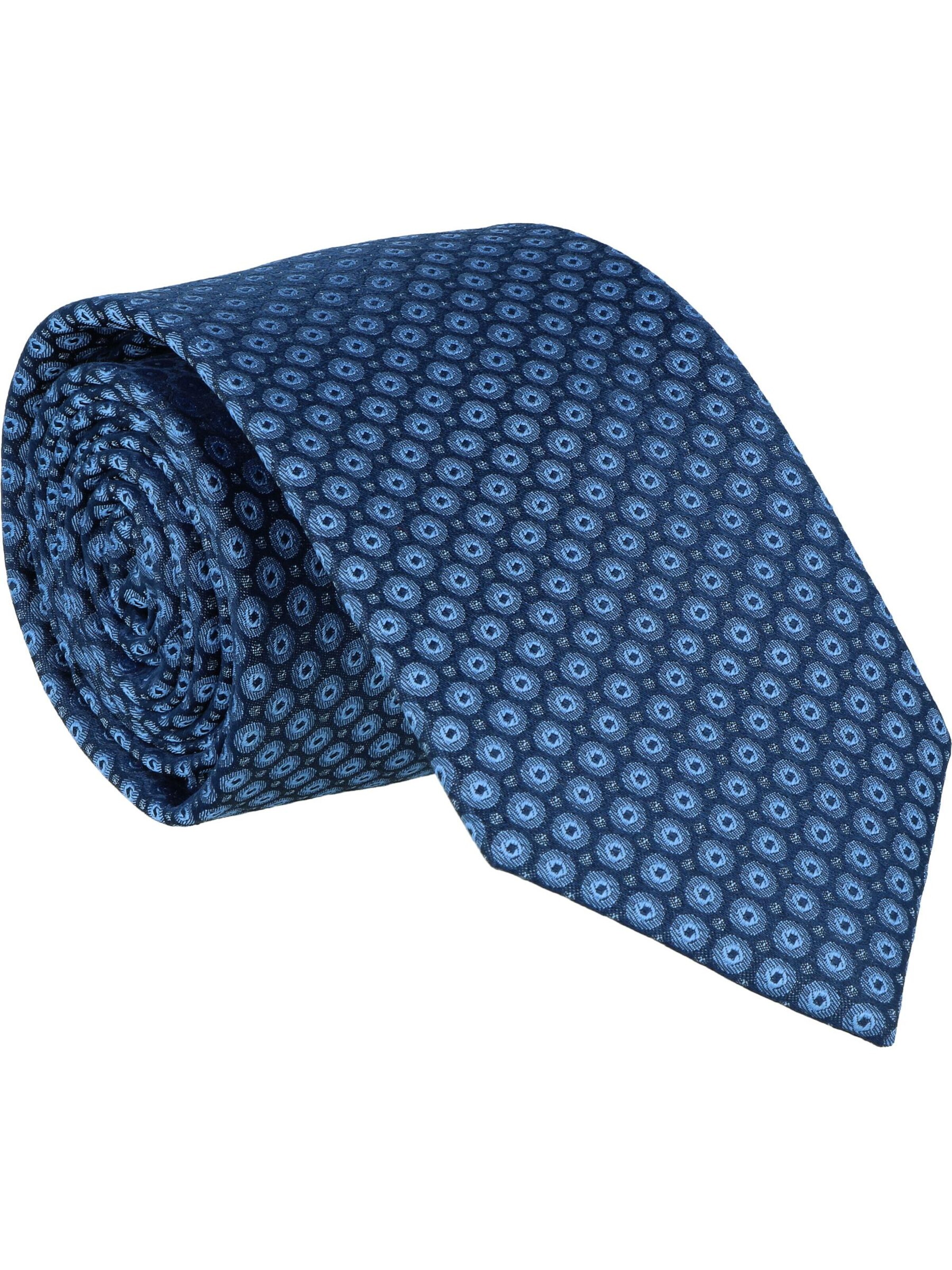 WILLEN Krawatte 'Kleinmuster Marine'‌‌‌‌‌‌‌‌‌ in Blau