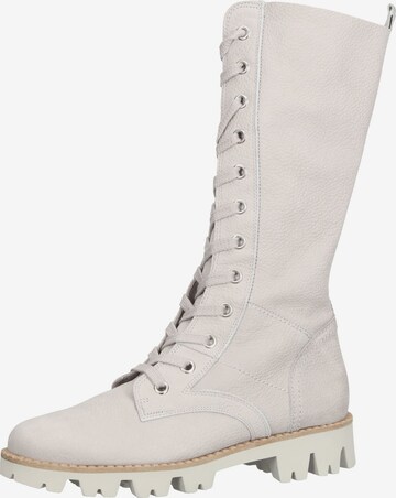 Paul Green Lace-Up Boots in Grey: front