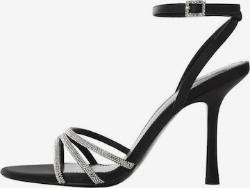 MANGO Strap Sandals 'Cora' in Black: front