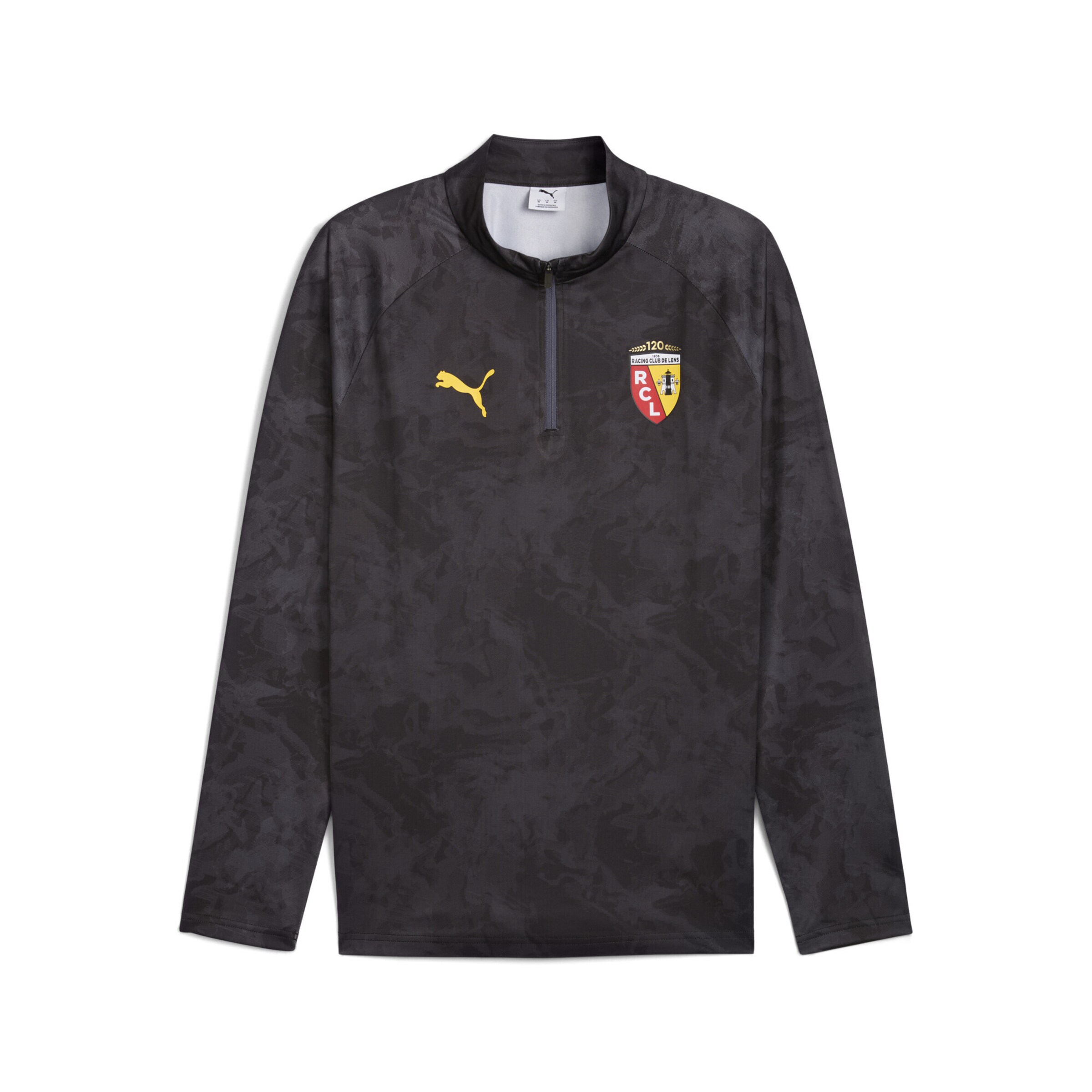 PUMA Tricot 'RC Lens' in de kleur Geel / Antraciet / Roestrood / Wit, Productweergave