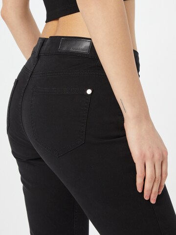 MORE & MORE Tapered Jeans in Schwarz